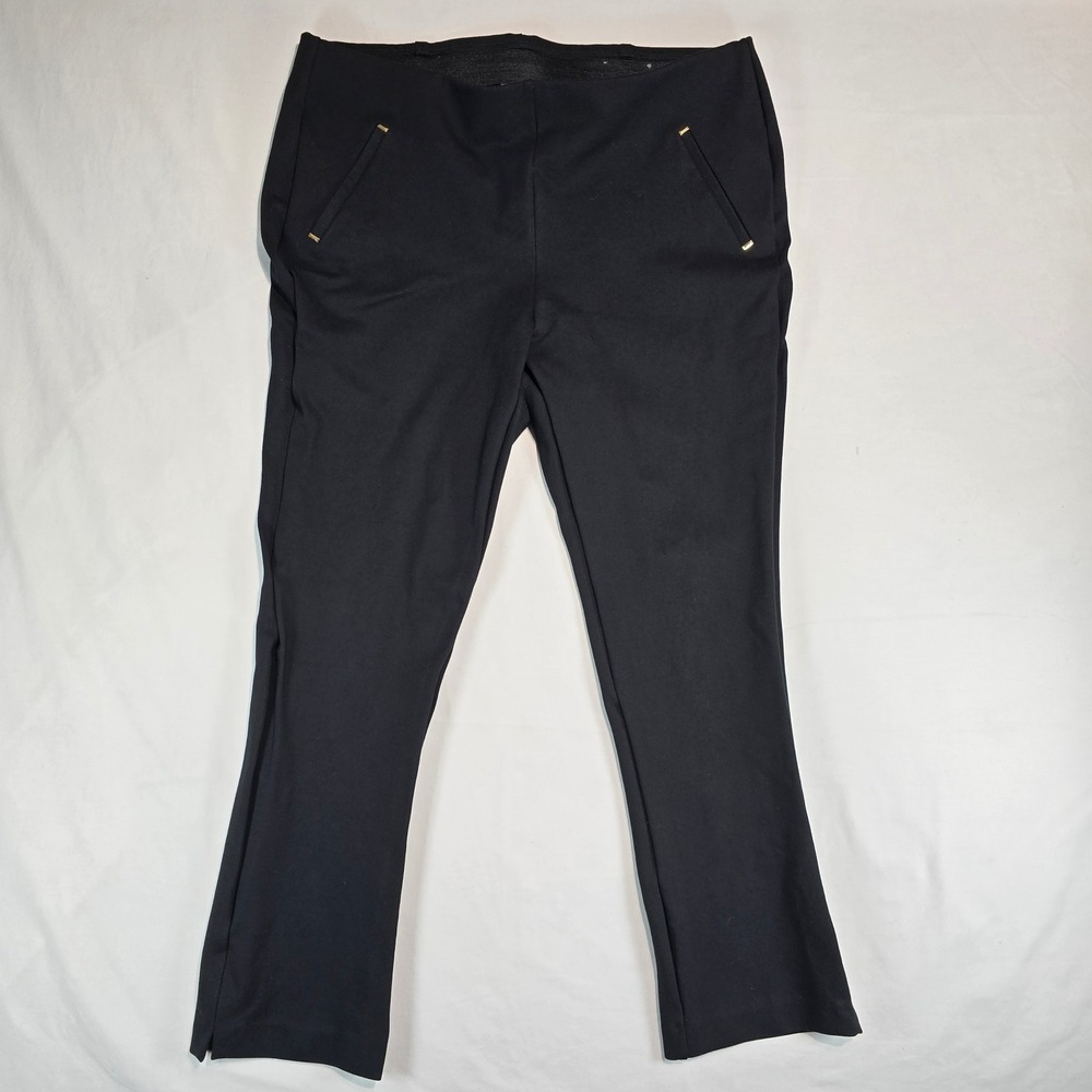 Chicos Brigitte So Slimming Black Pull On Pants Size 2.5P US 14P 570353859